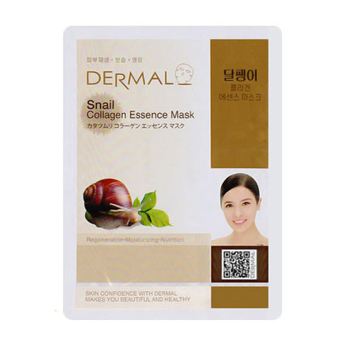 DERMAL Snail Collagen Essence Mask (10sheets)