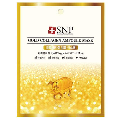 SNP Gold Collagen Ampoule Mask (1ea)
