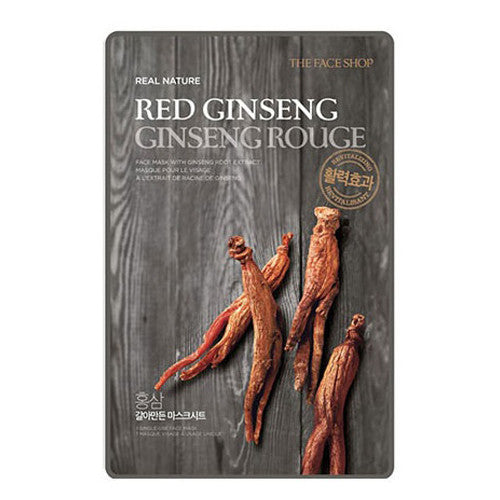 THE FACE SHOP Real Nature Red Ginseng Face Mask